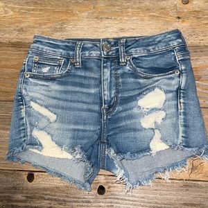 American Eagle Denim and Lace shorts